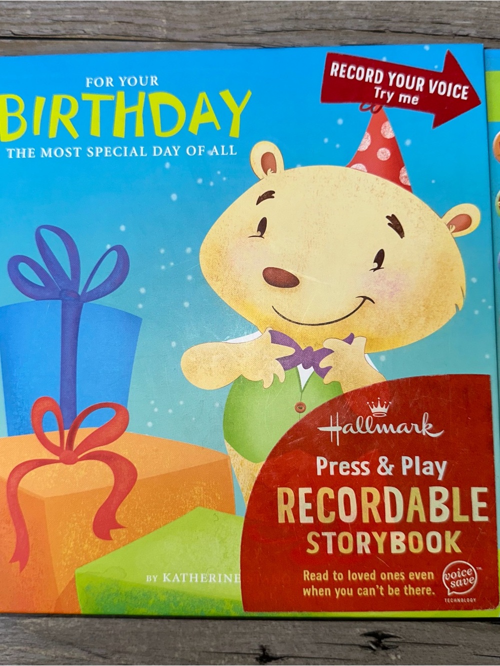 Hallmark Recordable Storybook Book KOB1048 For Your Birthday # 3506